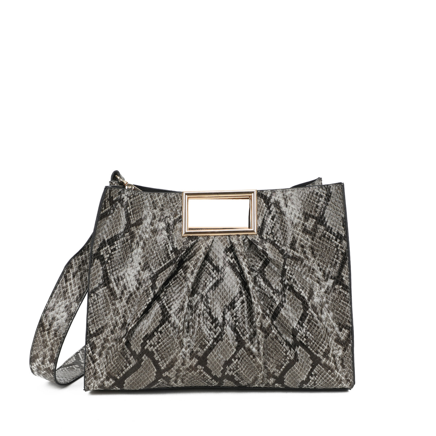 Bolso de mano con estampado animal