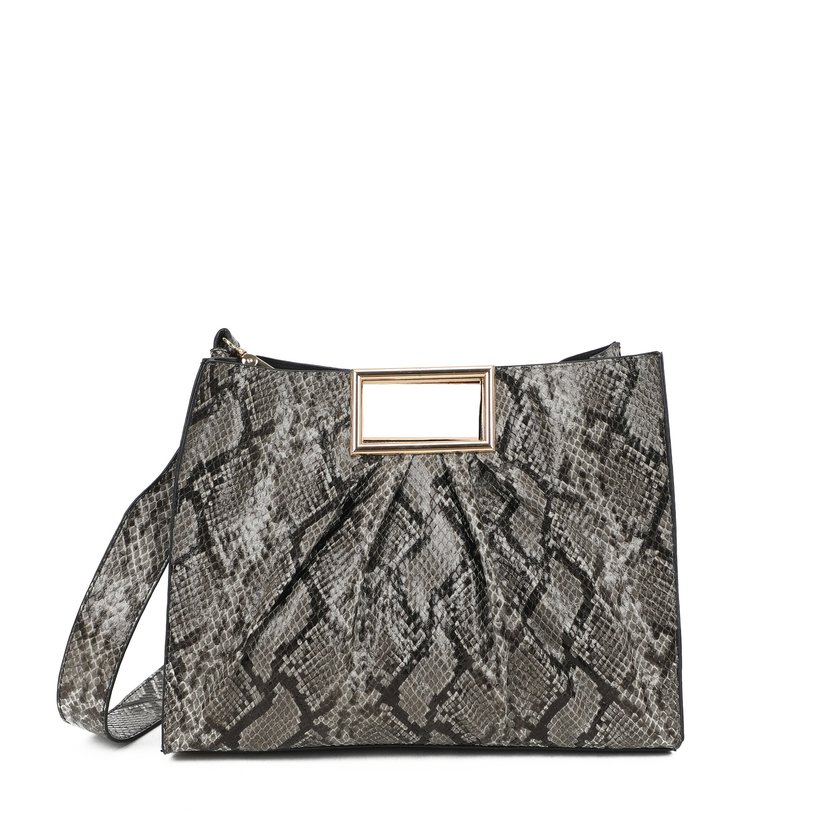 Borsa a mano con stampa animale