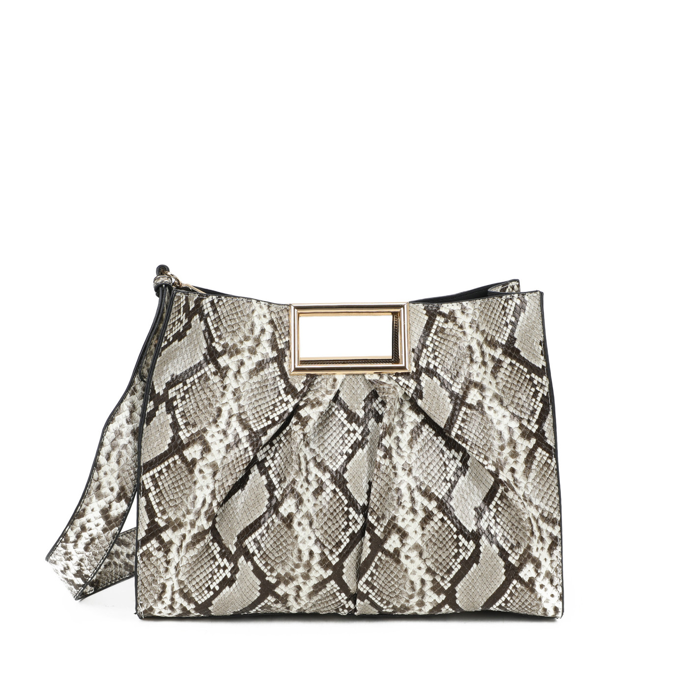 Bolso de mano con estampado animal