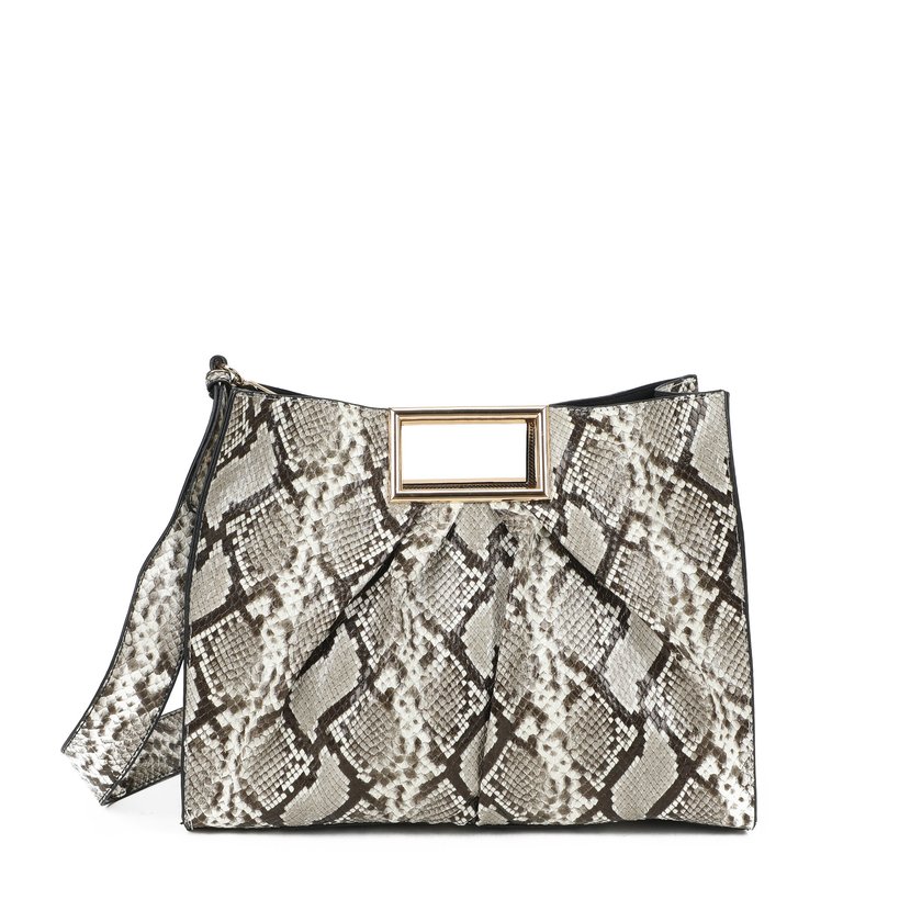 Bolso de mano con estampado animal
