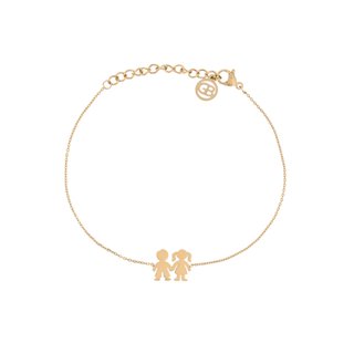 Pulseira casal em aço GB
