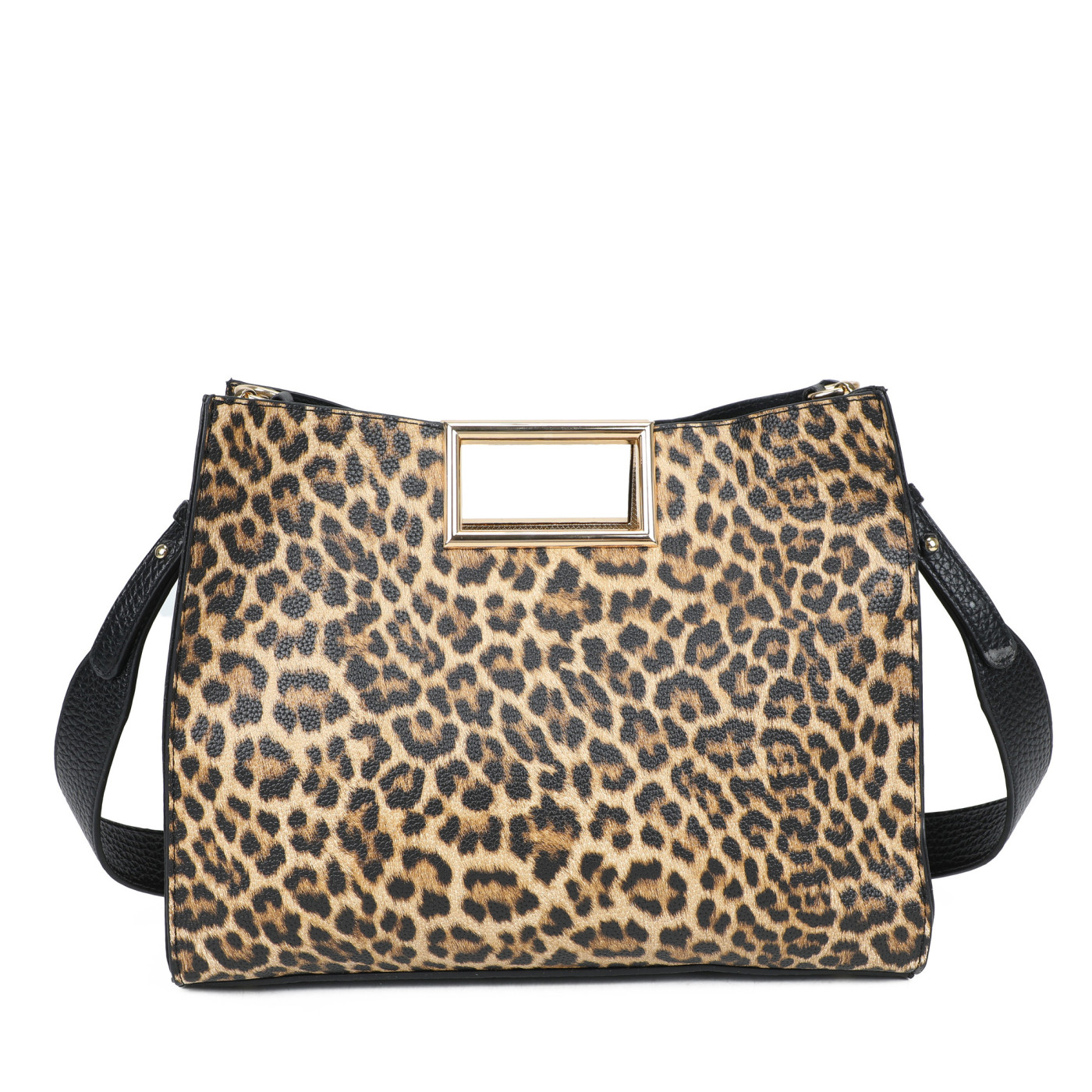 Bolso de mano con estampado animal