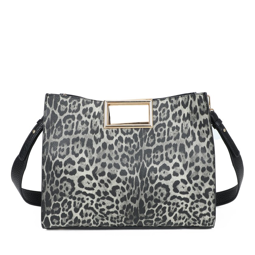 Borsa a mano con stampa animale