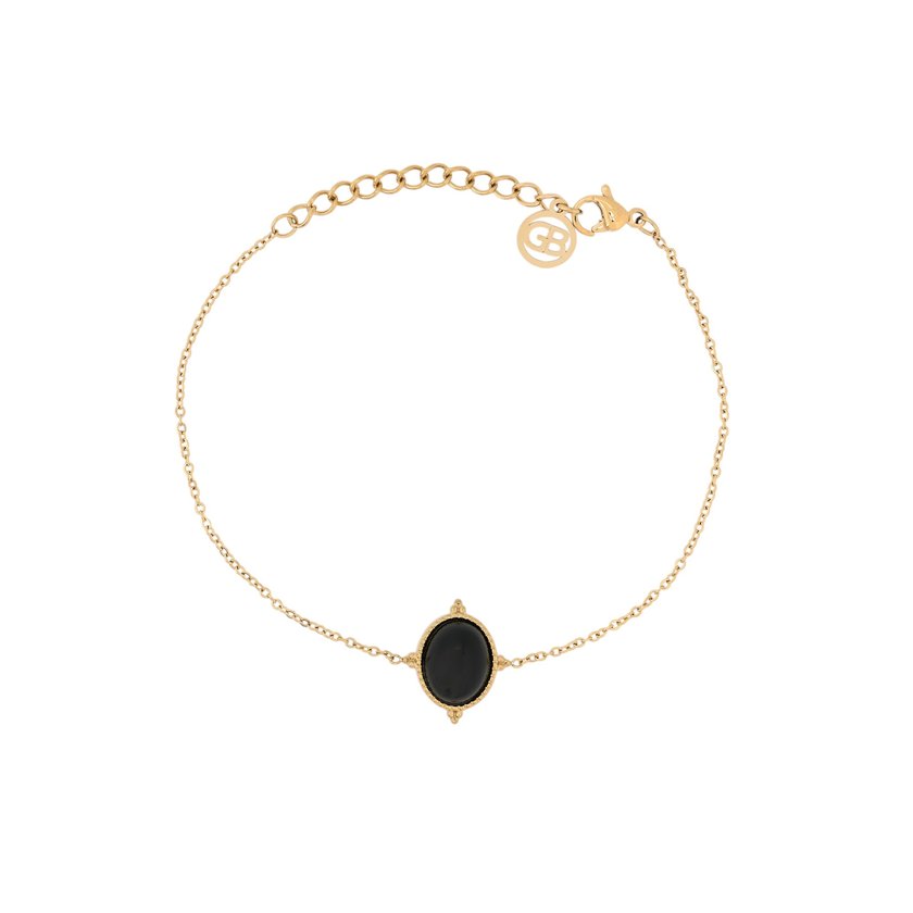 Pulsera en acero colgante redondo GB