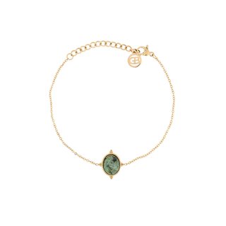 Pulsera en acero colgante redondo GB