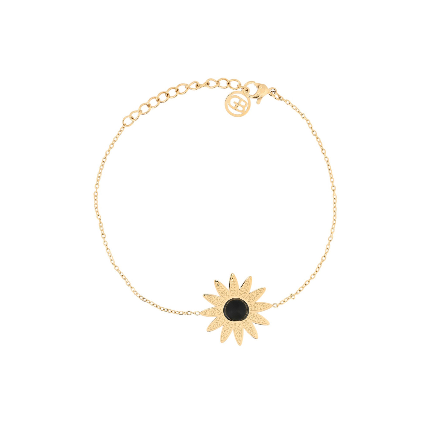 Pulsera en acero flor grande GB