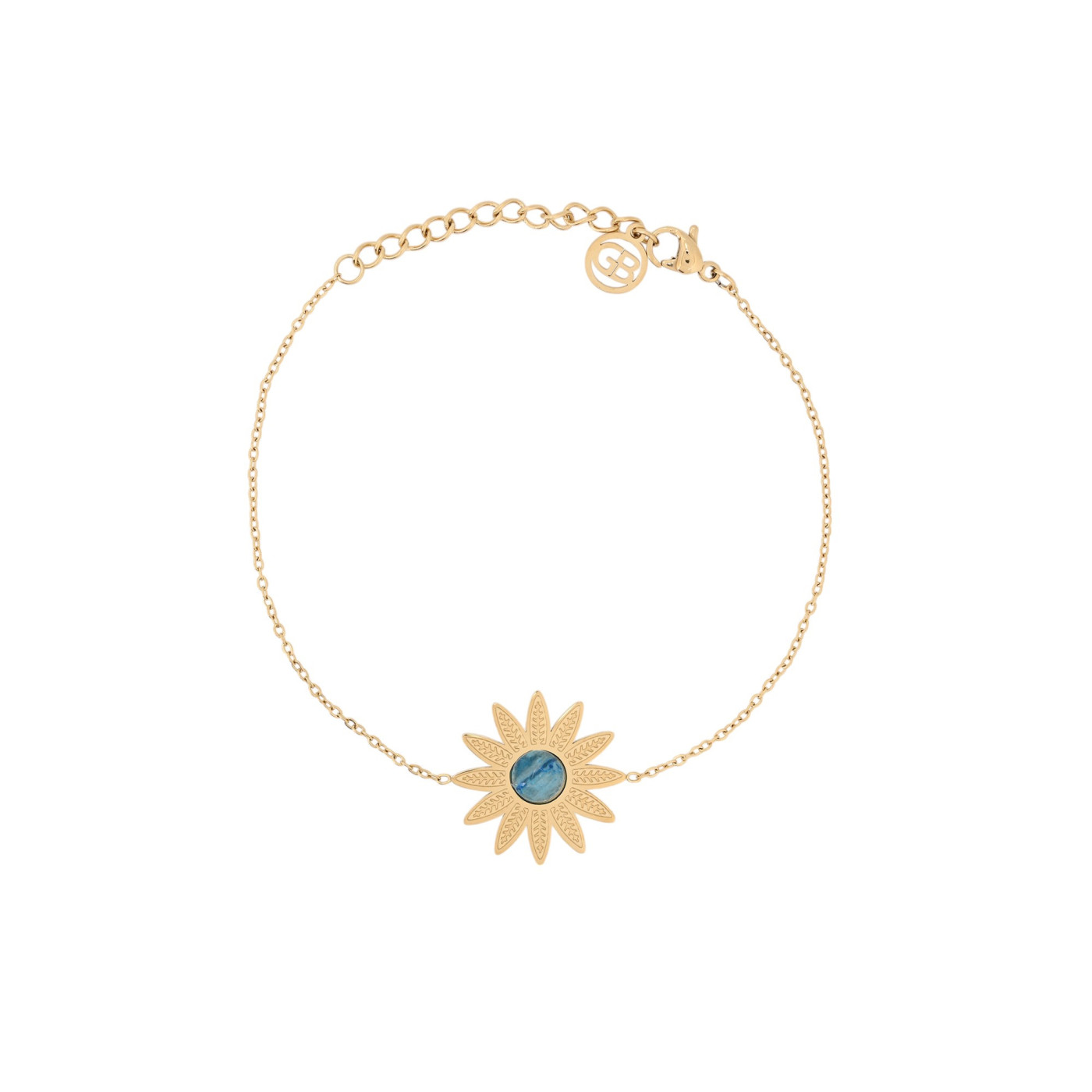 Pulsera en acero flor grande GB