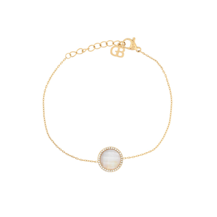 Bracciale in acciaio rotondo GB