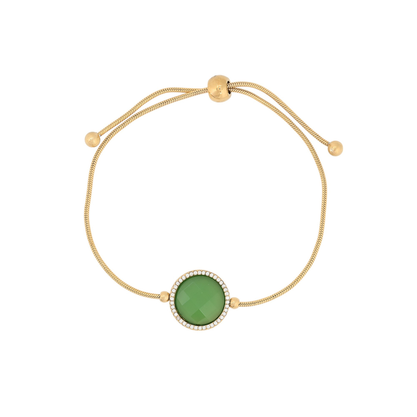 Pulsera ajustable en acero redonda GB