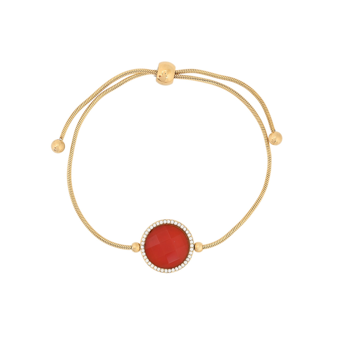 Pulsera ajustable en acero redonda GB