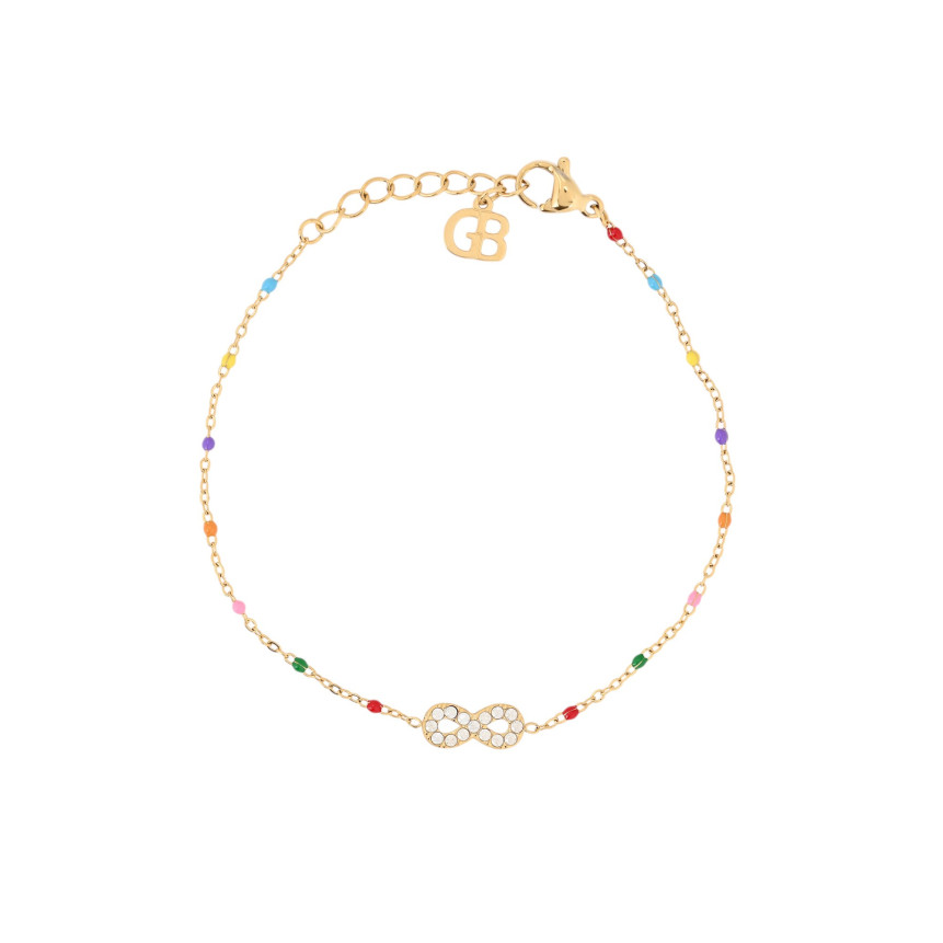 Steel bracelet infinite GB