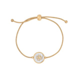 Bracelet réglable en acier trèfle GB