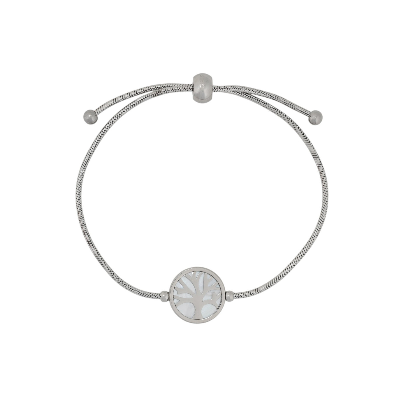 Bracciali regolabile in acciaio albero della vita GB