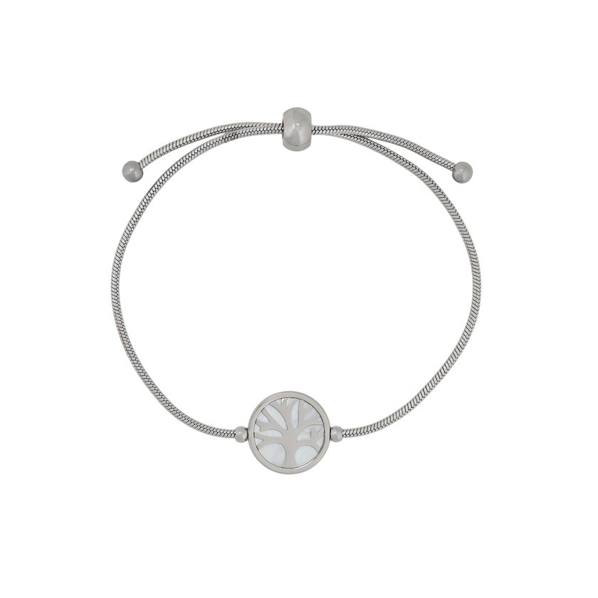 Pulsera ajustable acero árbol de la vida GB