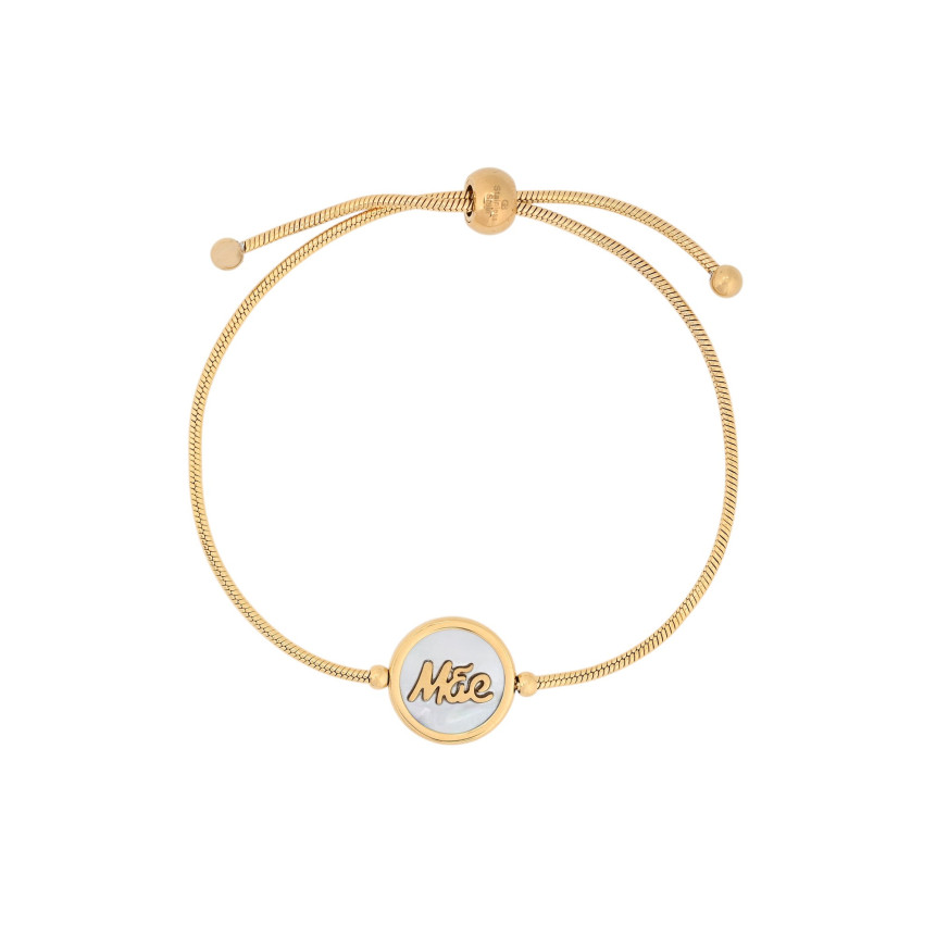 Bracelet réglable en acier mãe GB