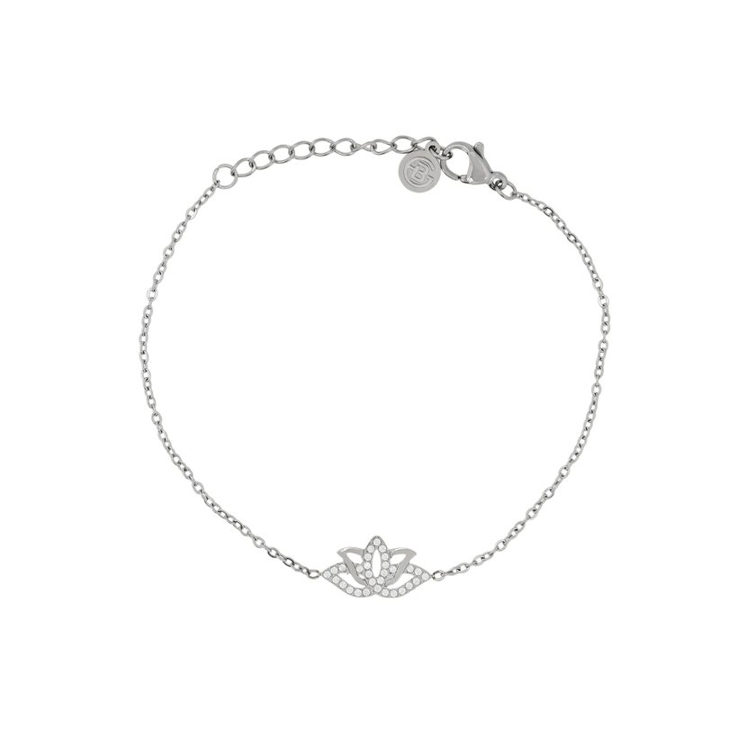 Bracciali acciaio fiore di loto GB