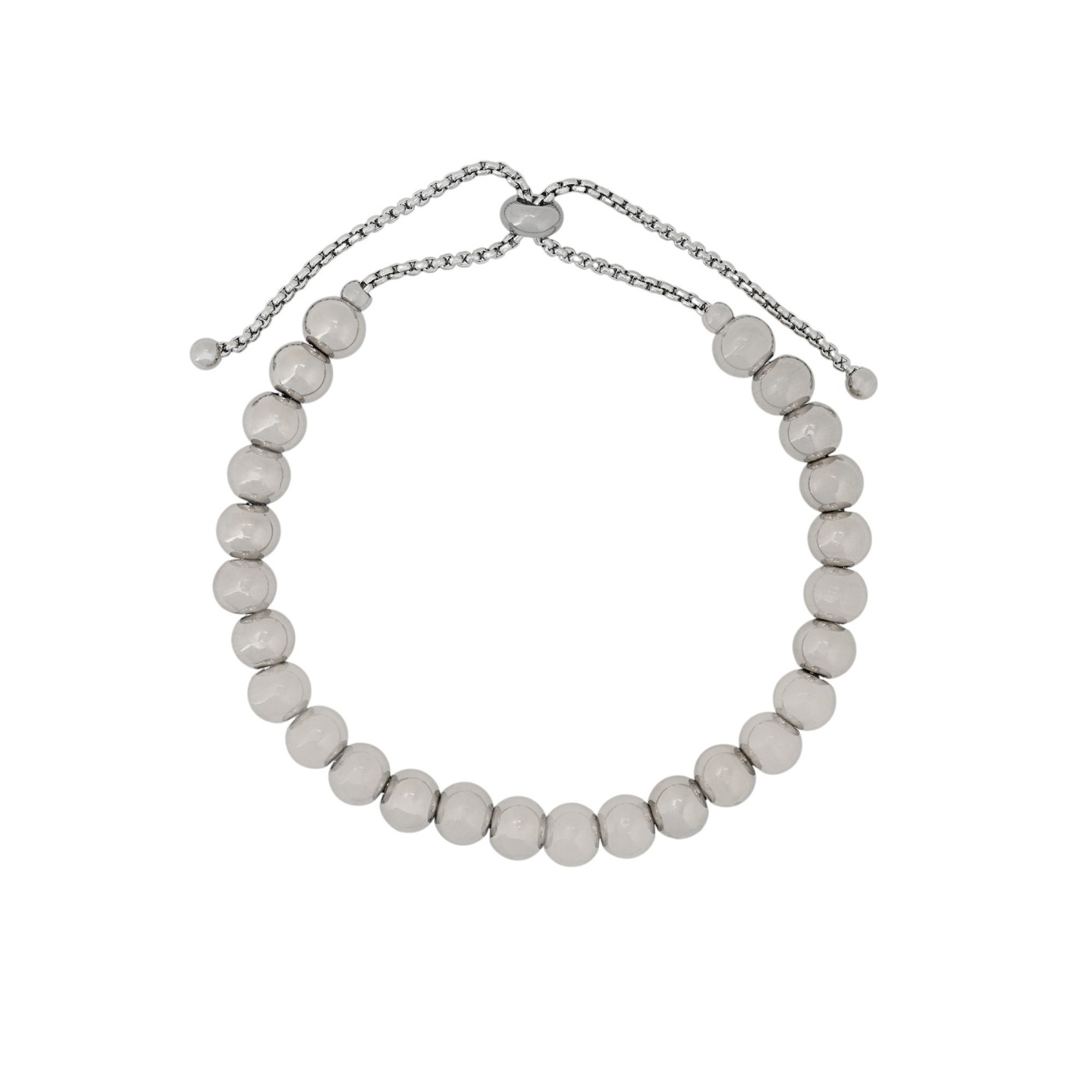Adjustable steel bracelet balls GB