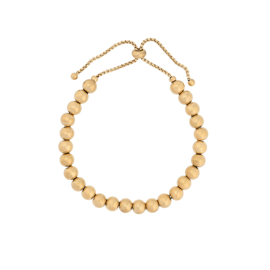 Bracelet réglable en acier boules GB