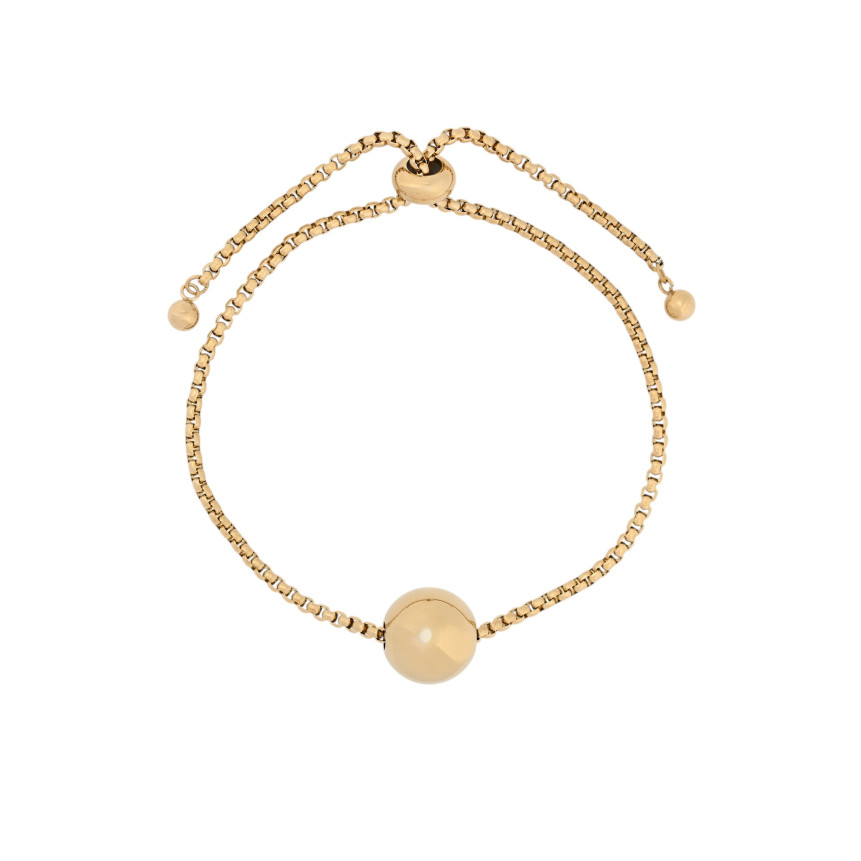 Adjustable steel bracelet ball GB