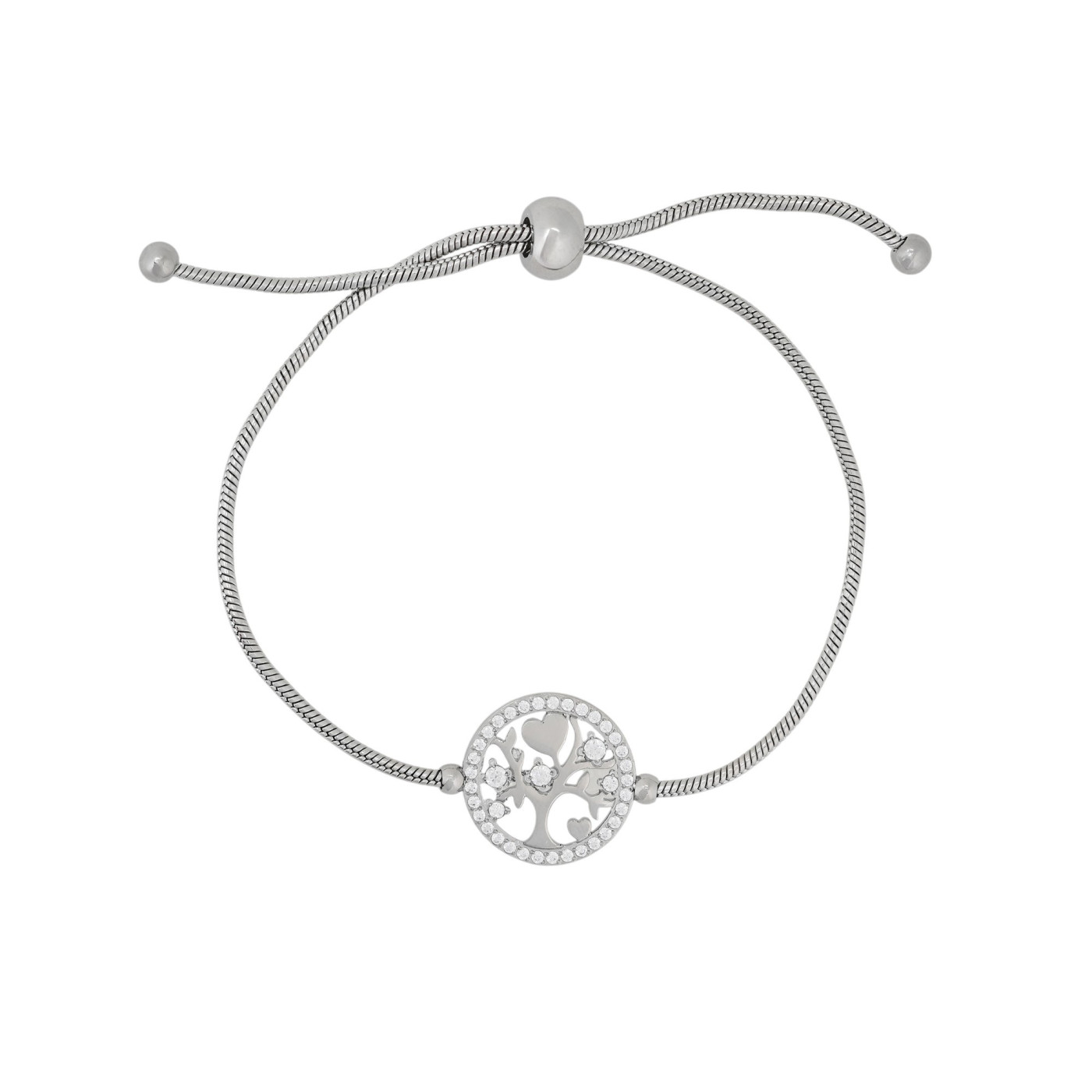Pulseira Delicate árvore e corações