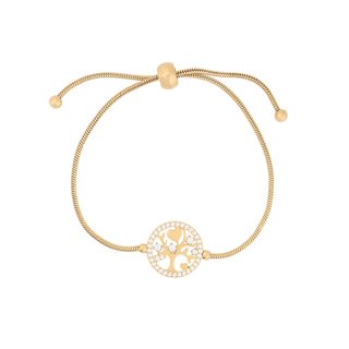 Pulseira Delicate árvore e corações