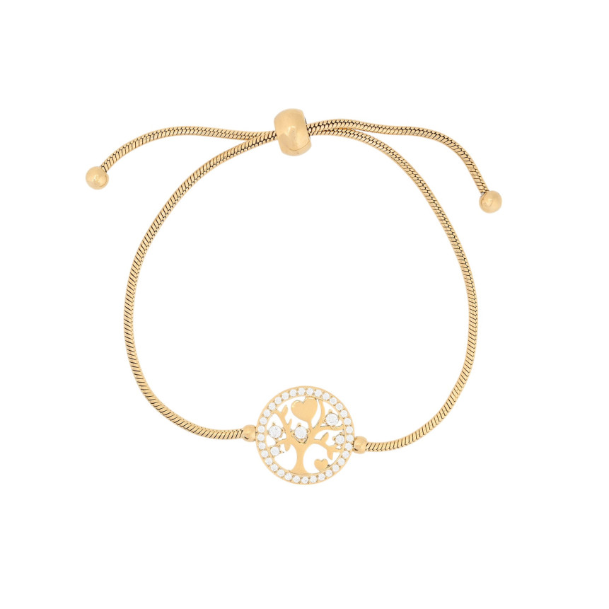 Pulsera Delicate árbol y corazones