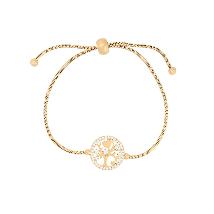 Pulseira Delicate árvore e corações