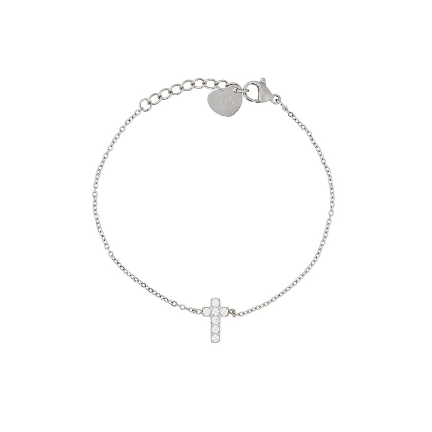 Bracelet Delicate croix et zirconias
