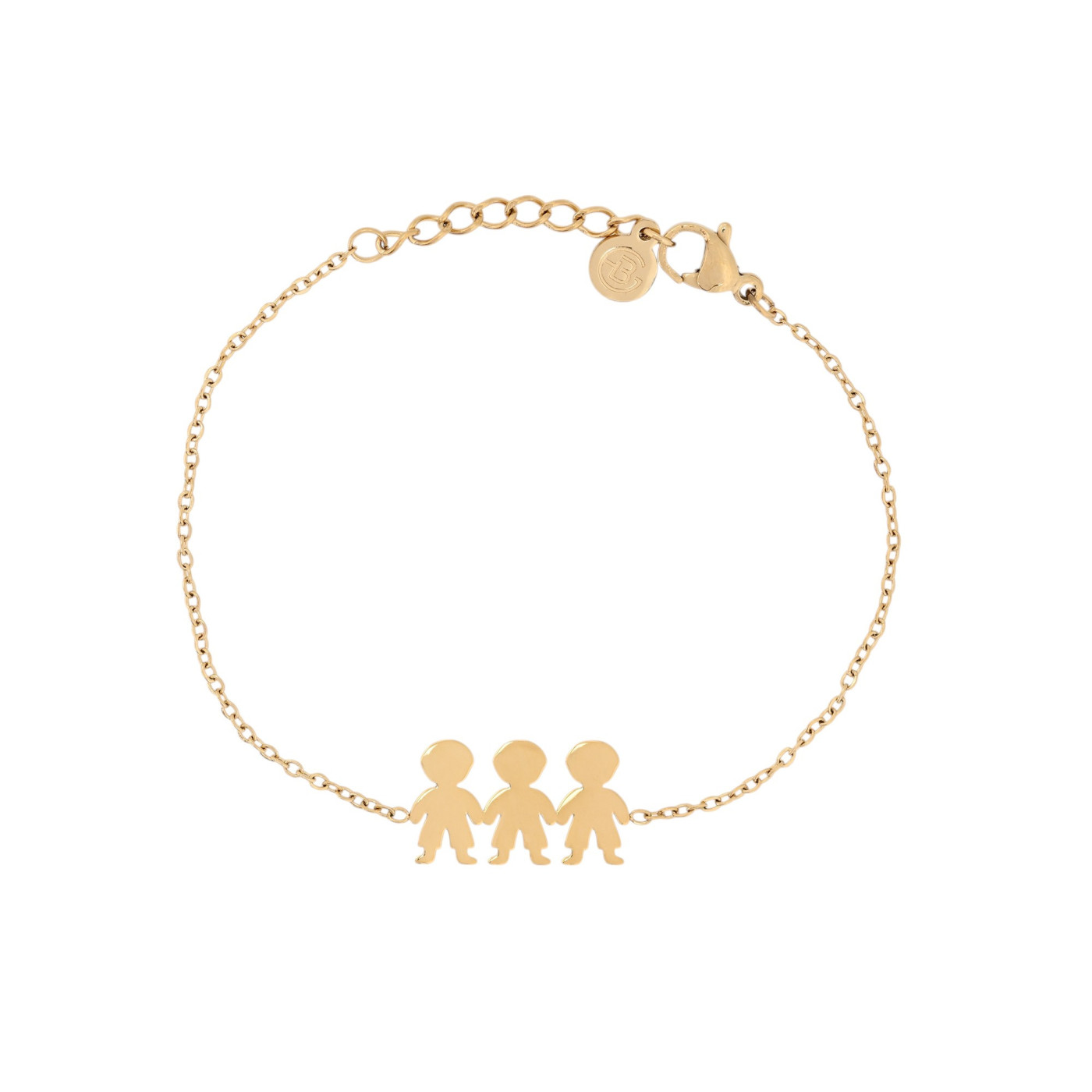 Delicate bracelets with three boys