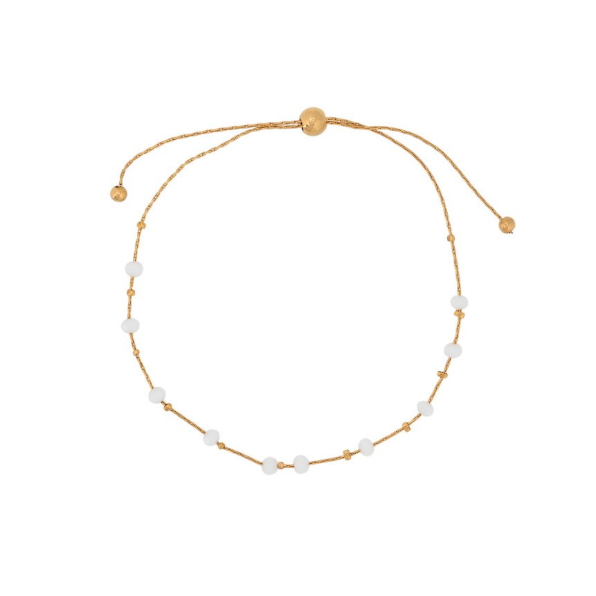 Colored adjustable steel bracelet GB