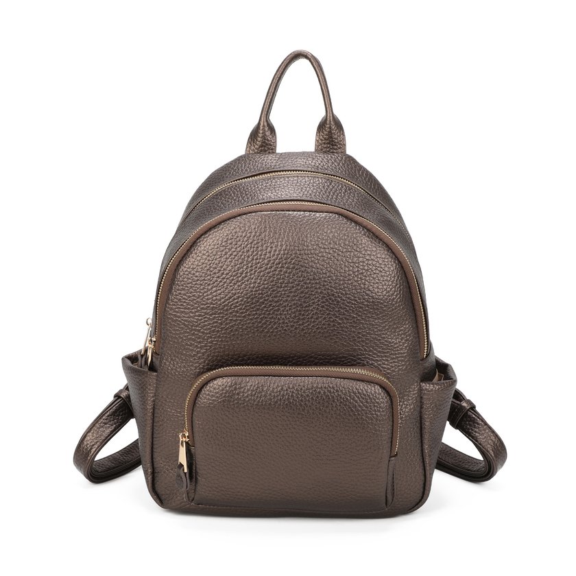 Backpack with Multiple Zippers