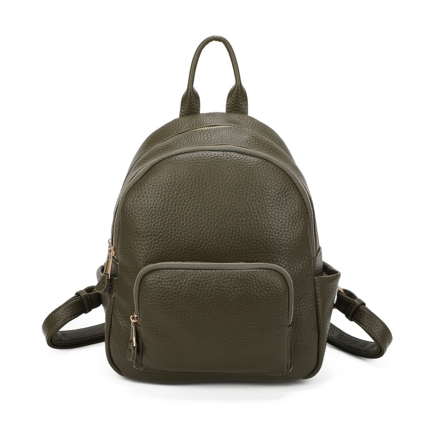 Backpack with Multiple Zippers