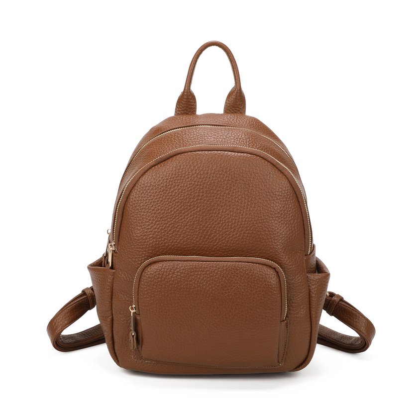 Backpack with Multiple Zippers