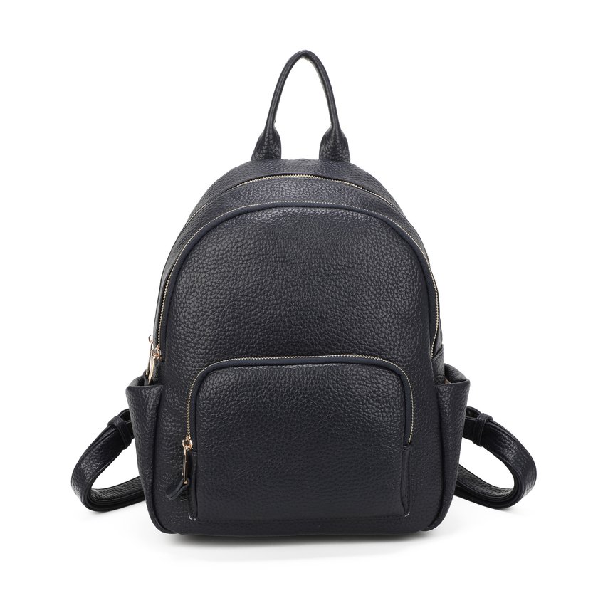 Backpack with Multiple Zippers