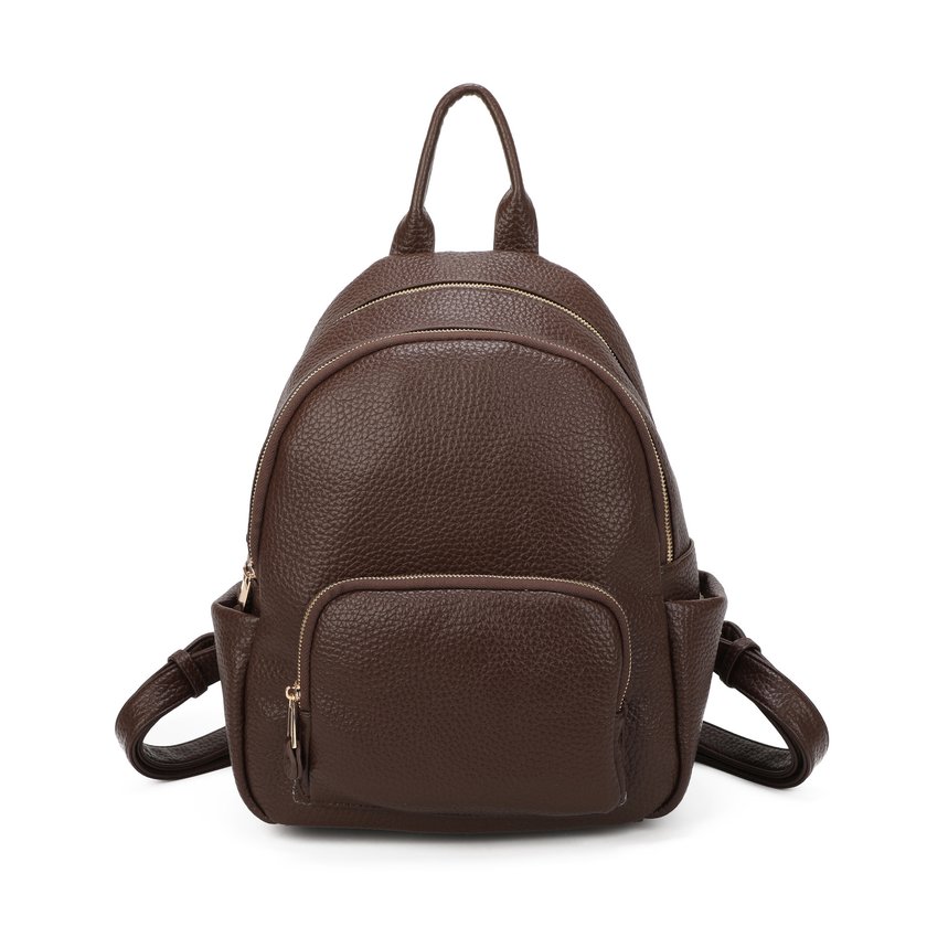 Backpack with Multiple Zippers