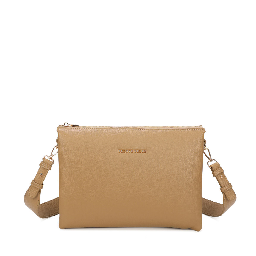 Bolso bandolera dividido en tres
