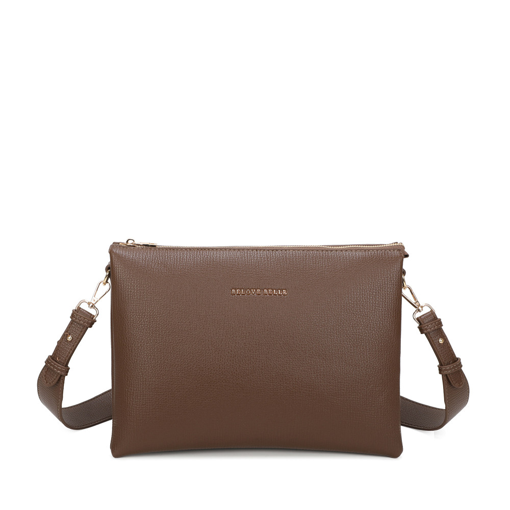 Borsa a tracolla divisa in tre