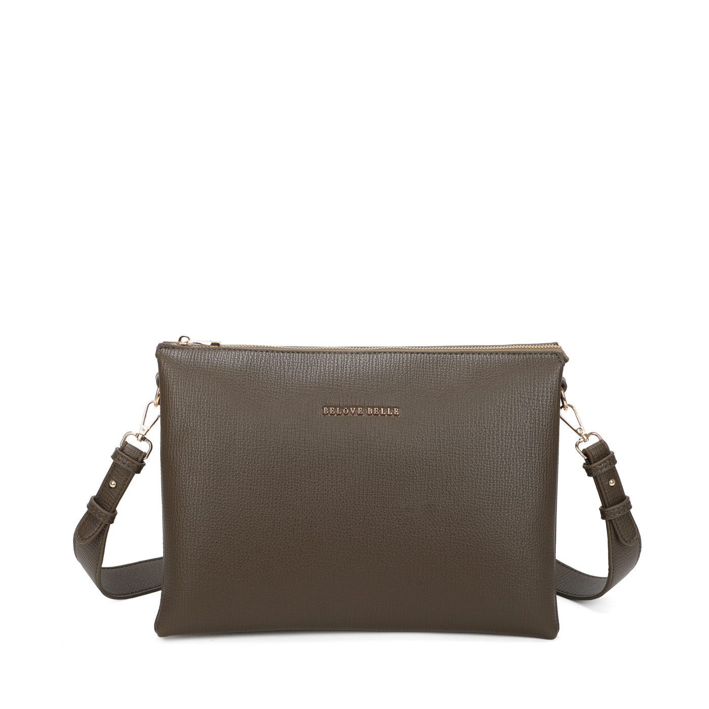 Borsa a tracolla divisa in tre