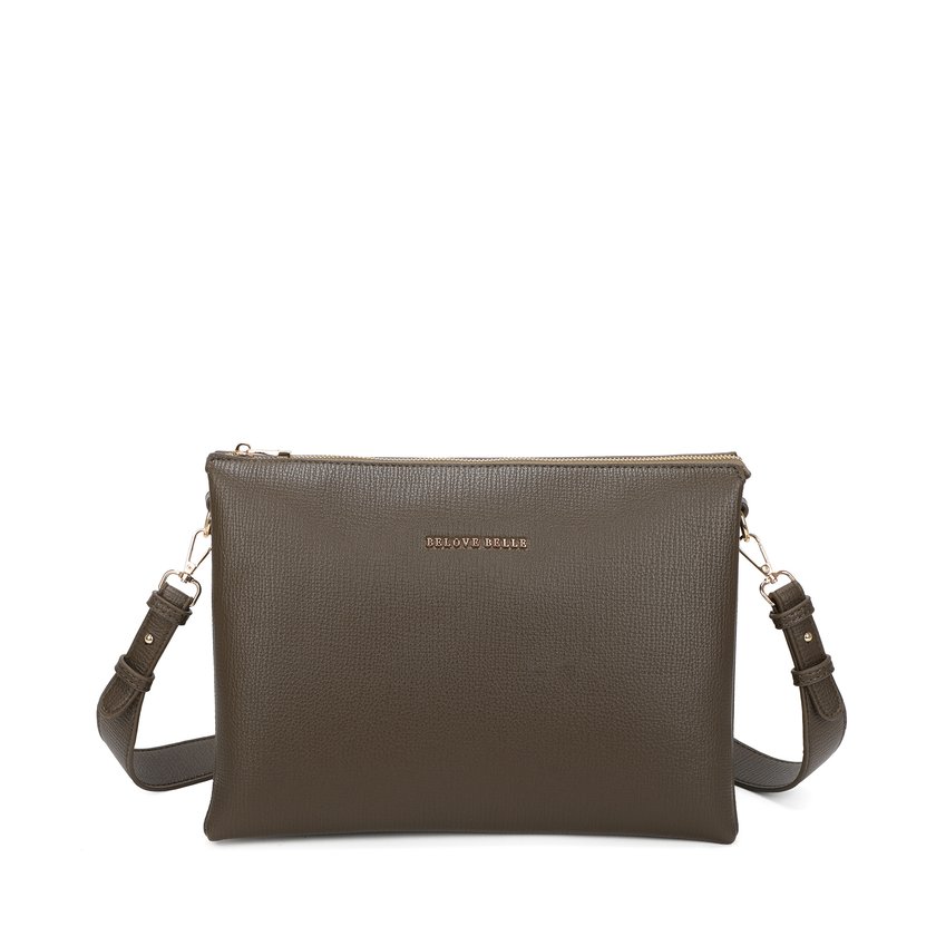 Crossbody Bag Divided into Three Sections