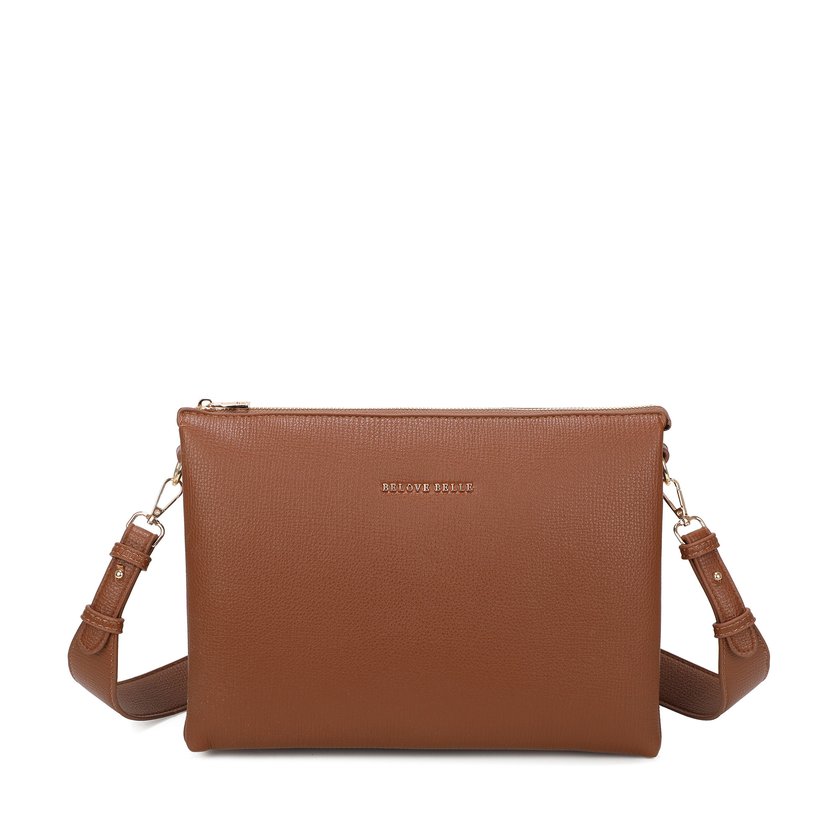 Bolso bandolera dividido en tres