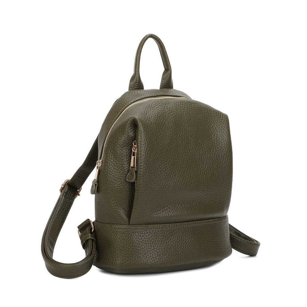 Backpack with Multiple Zippers