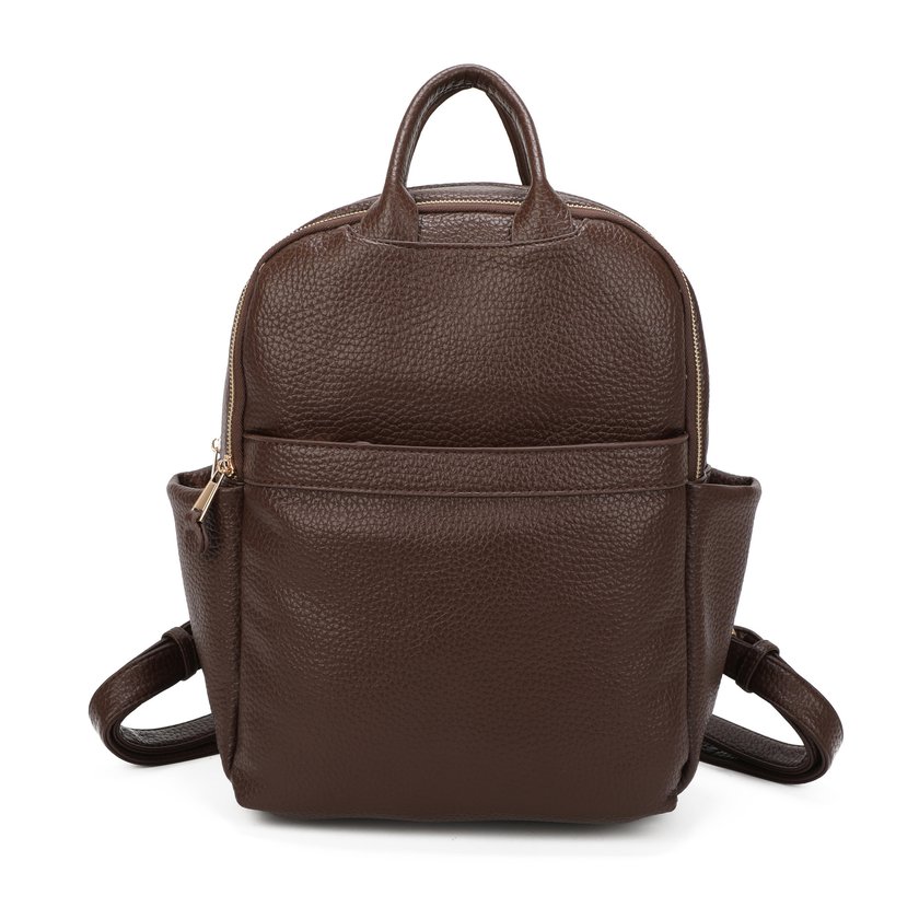 Backpack with Multiple Zippers