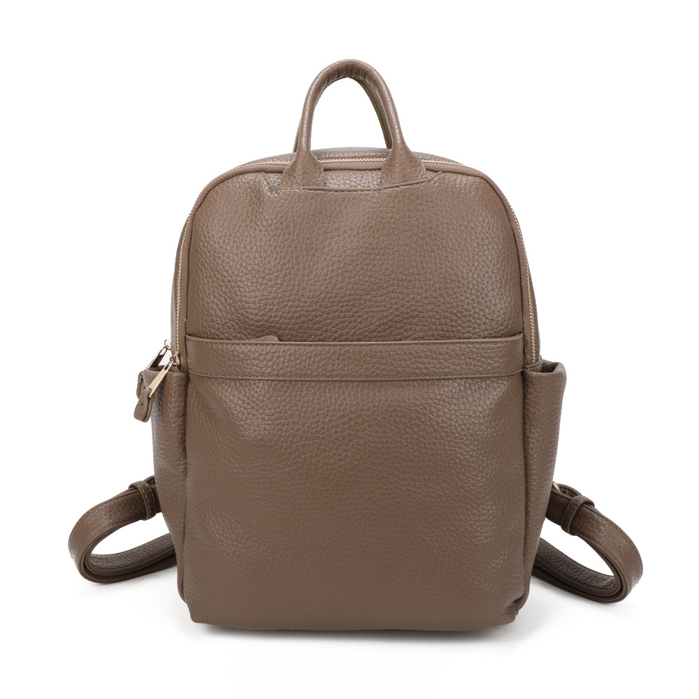 Backpack with Multiple Zippers