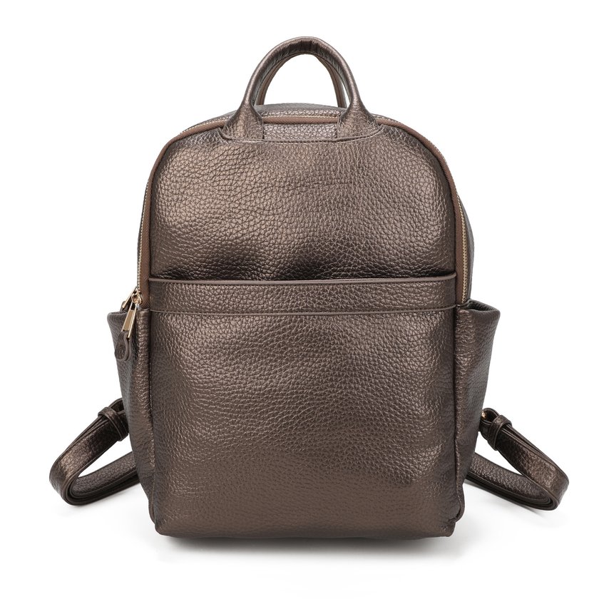 Backpack with Multiple Zippers