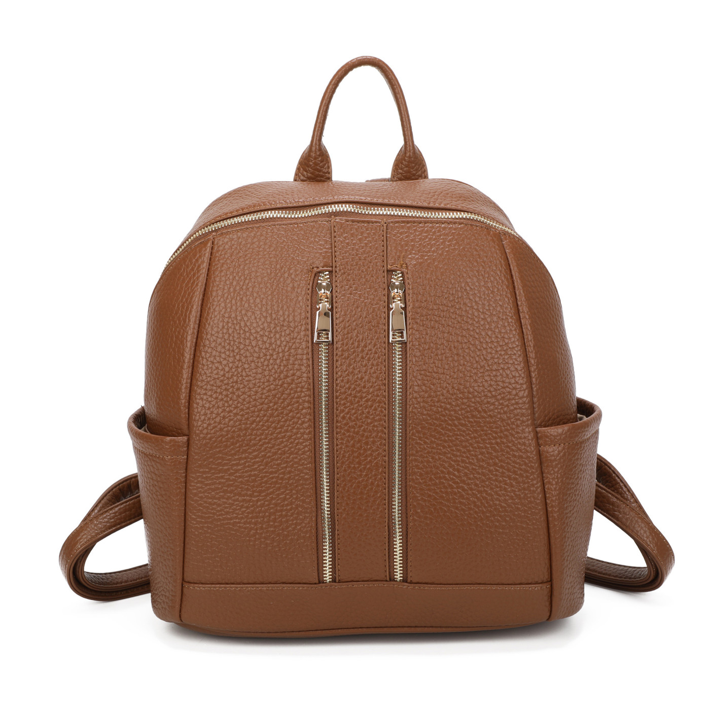 Mochila con dos cierres frontales