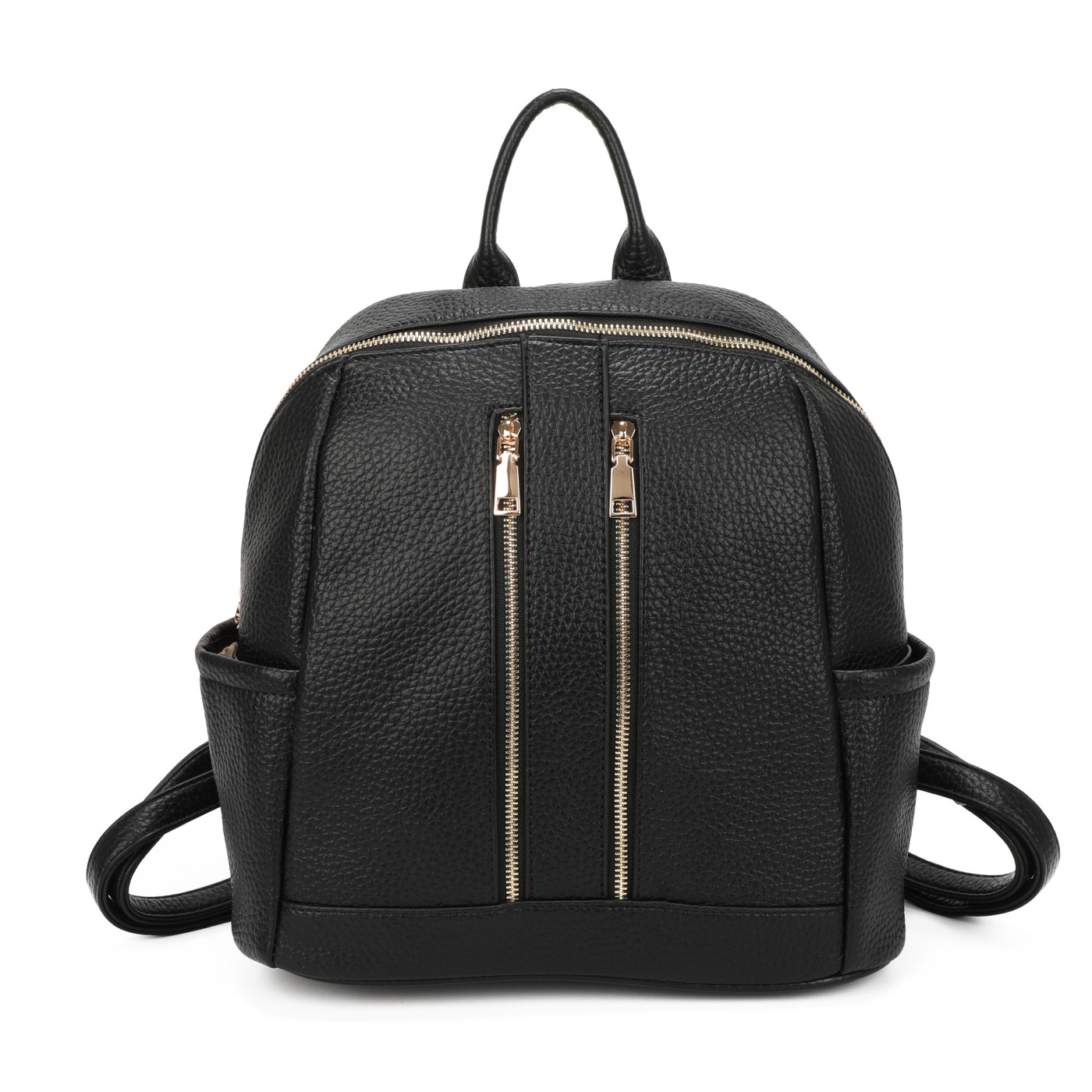 Backpack with Two Front Zippers