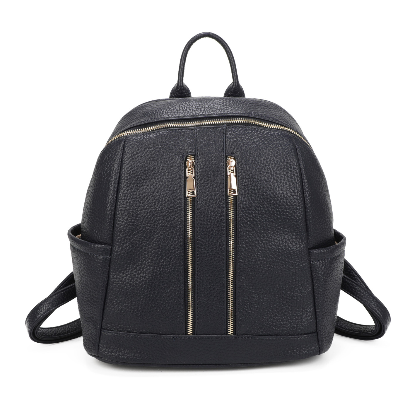 Backpack with Two Front Zippers