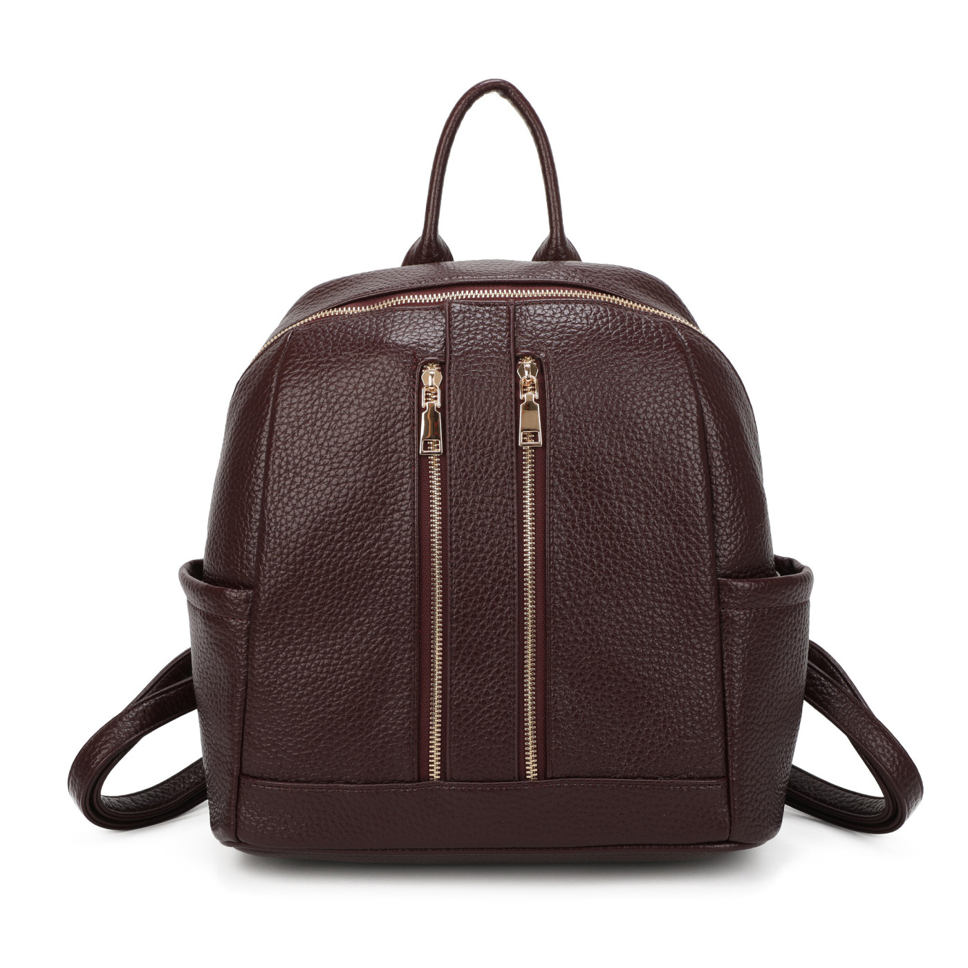 Mochila con dos cierres frontales