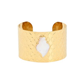 Bracelet rigide acier coração viana GB
