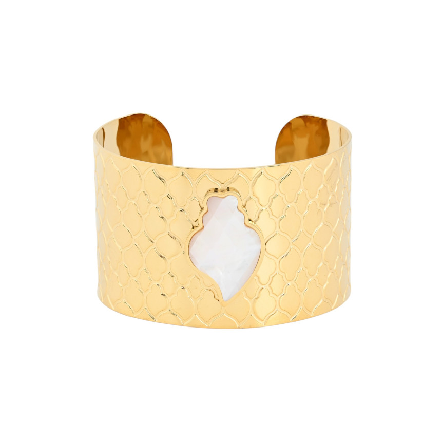 Pulsera rígida acero coração viana GB